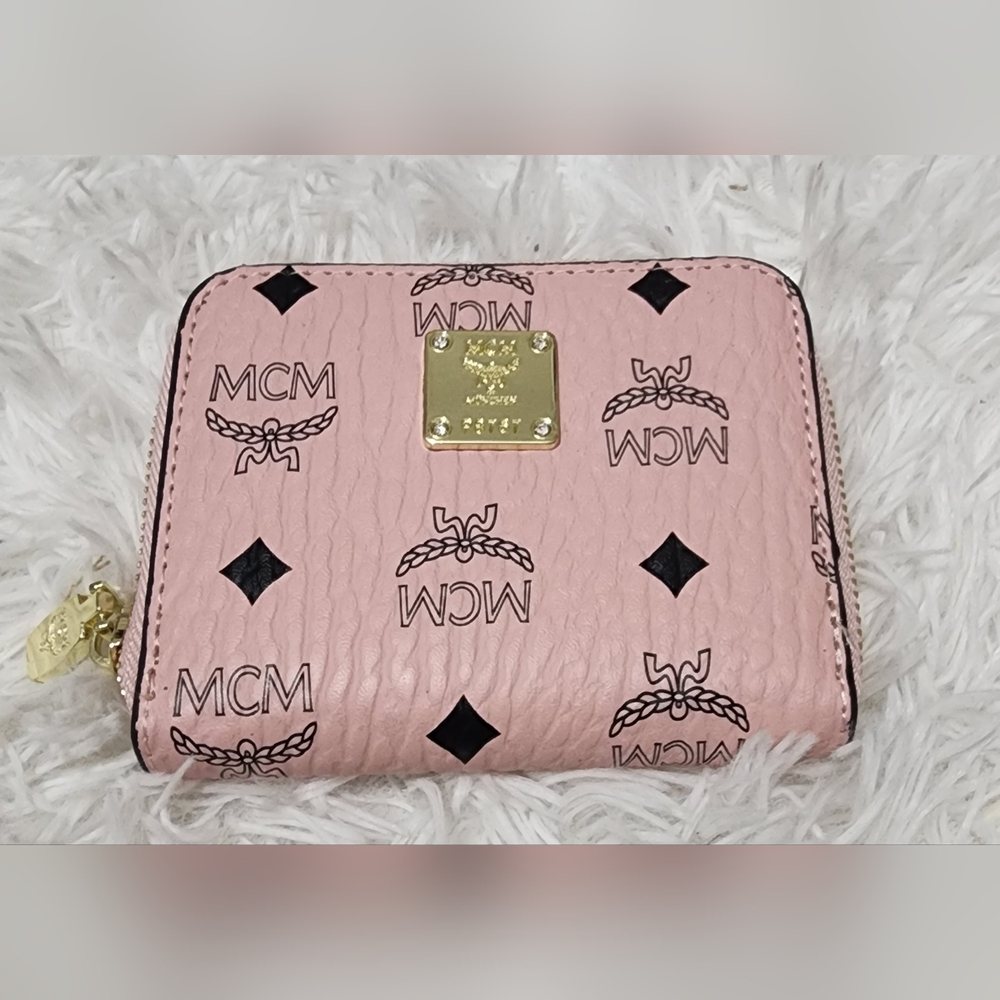 Pink Leather Wallet